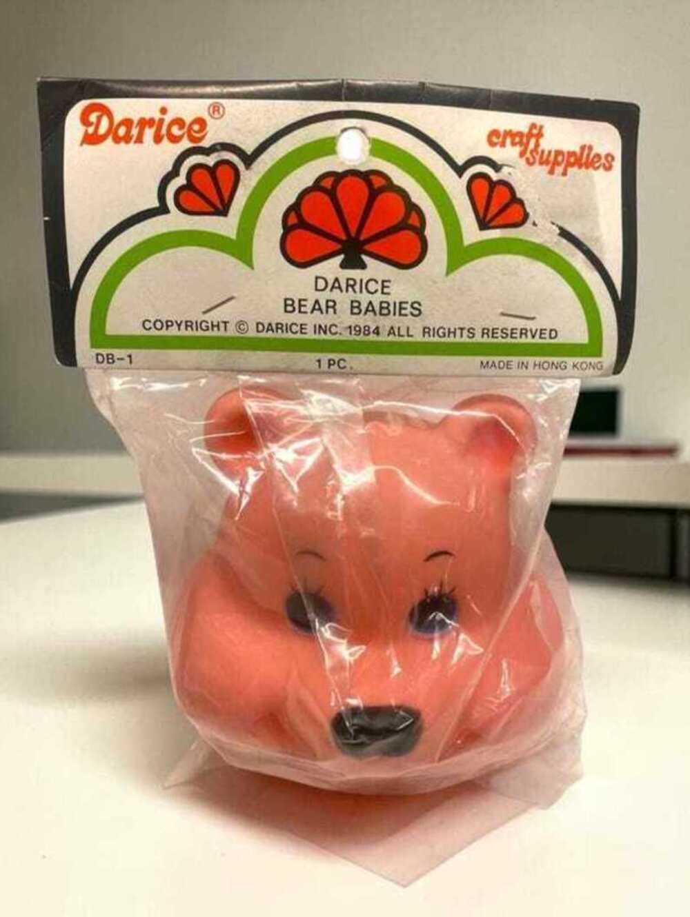 Darice Bear Babies Vintage Squeaky Toy 1984